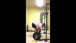 Jim Wendler 5/3/1 C2W4 Deadlift 1RM Test - 345LB