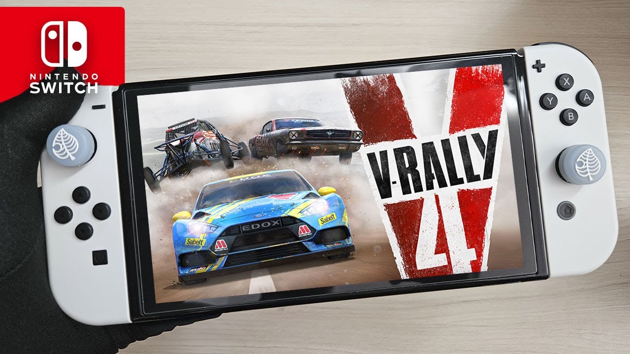 V-Rally 4 | Nintendo Switch Oled | Gameplay Handheld em 4k 60fps