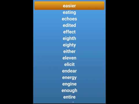 English 6 Letter Words For Kids Youtube