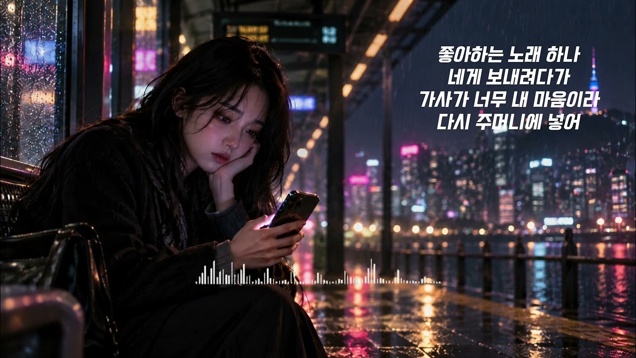 답장 없는 밤 🌙 읽지 않은 마음, 끝내 오지 않는 답장 | 감성 인디팝 R&B | GOMBAWOO Music