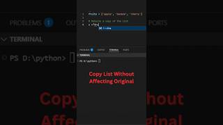 Python Tutorial | How to Copy a List Easily🚀