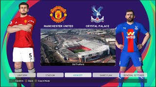 PES 2017 I Manchester United vs Crystal Palace