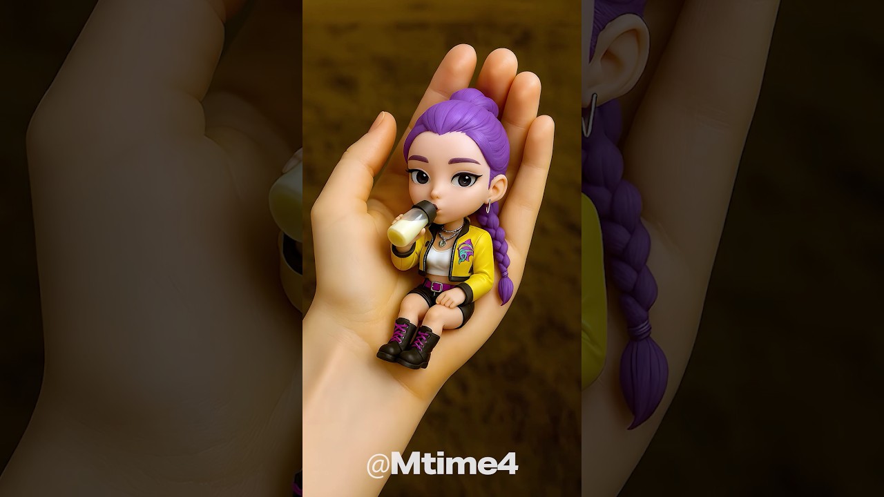 От мала до велика: преображение охотников на демонов в стиле K-Pop!🪄😀