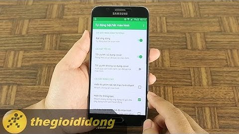 Hướng dẫn cài đặt phần mềm Tắt/mở màn hình trên Android | Thế Giới Di Động