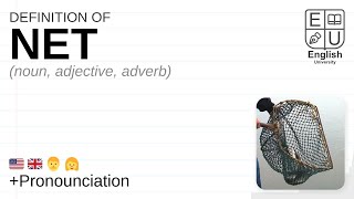NET meaning, definition & pronunciation | What is NET? | How to say NET