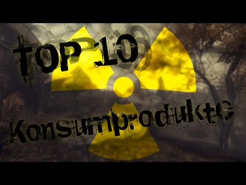 Unglaubliche radioaktive Konsumprodukte! (Top Zehn)