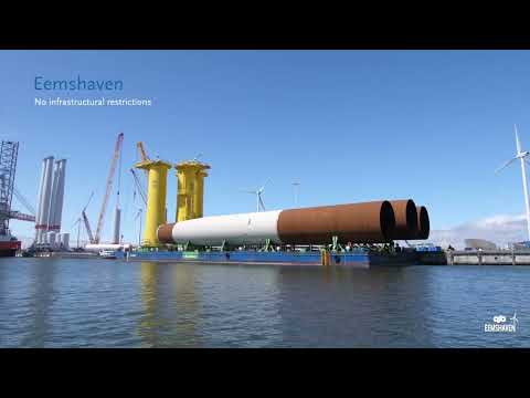 Offshore wind port Eemshaven - August 2023
