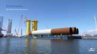 Offshore wind port Eemshaven - August 2023