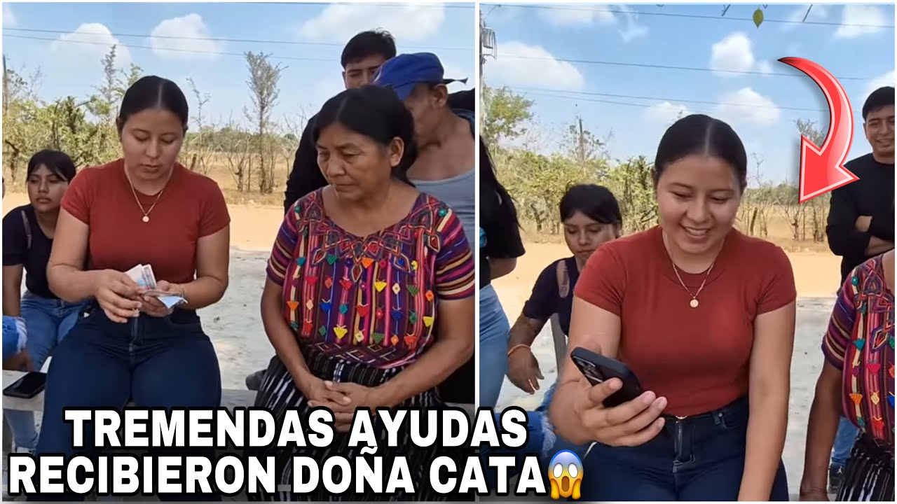 Dayri hoy si sorprendió a doña cata con estas grandes ayudas/más de 1000$😨