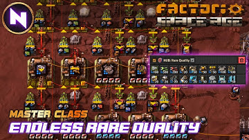RARE QUALITY = Best Quality; Fulgura Quality HUB | Factorio Space Age MASTER CLASS