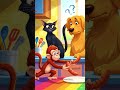 Cat dog monkey 😛🐒🤪#funny #ytshorts #ai #viral #trending