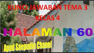 Kunci Jawaban Tema 3 Kelas 4 halaman 60