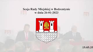 Uroczysta Sesja Rady Miejskiej w Bodzentynie z dnia 26 stycznia 2023 r.