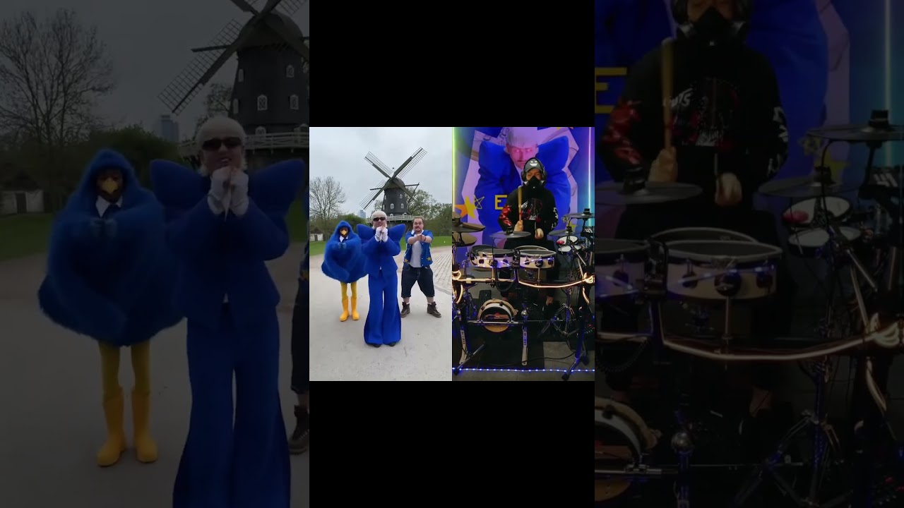 Joost Klein - Europapa | Drum Cover | Remix  #кавер #joost #joostcover #drumcover