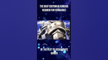 The Gouf Custom in Gundam: Requiem for Vengeance #gundam #netflix #anime #oneyearwar
