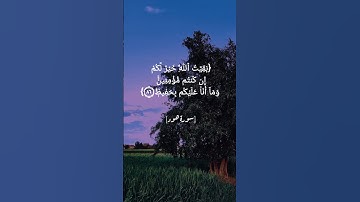 سورة هود الآية ٨٥ و ٨٦ بصوت الشيخ محمود خليل الحصري #القرآن_الكريم