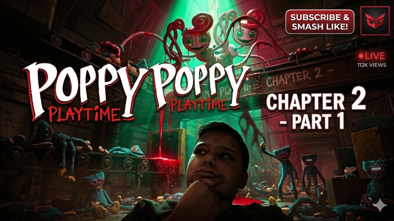 Poppy playtime chapter 2 part 1 hızlı like geldi bende hızlı attım