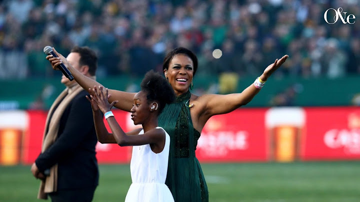 Watch KB Motsilanyane's SA rendition of national anthem during Springboks vs Ireland