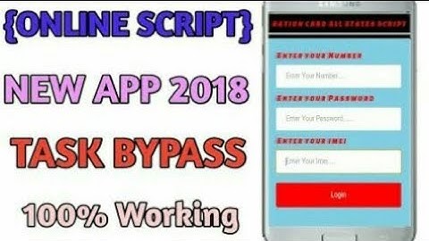 (online script) new app with task bypass script, new app and online task script, new app online scri