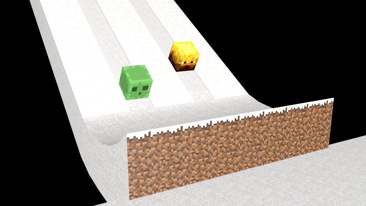 Ski Jumping PAIRS Large Hill in Minecraft | Marble Race