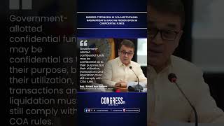 Barbers: Testimonya ni COA auditor Wamil nagpapatibay sa kaso ng prosekusyon sa confidential funds.