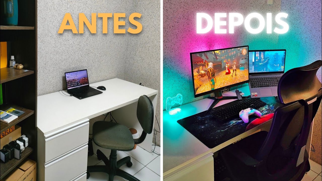 Transformei meu Setup Gamer humilde em 2025 (Outro patamar) - YouTube