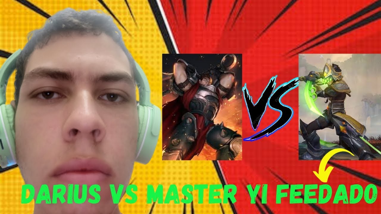 MAIOR MONO DARIUS DO WILD RIFT VS MASTER YI FEEDADO! DUELO DE GIGANTES