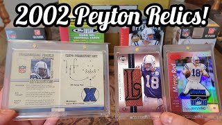 2002 Peyton Manning Relic Card Collection! (45)