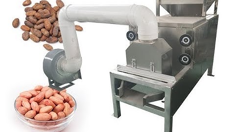Peanut Peeling And Half Cutting Machine|Cocoa Bean Peeling Machine