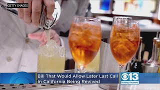Bill That Would Allow Later Last Call In California Revived After Gov. Brown Veto