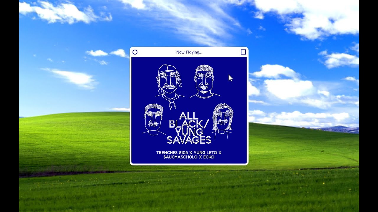 ALL BLACK/YUNG SAVAGES - TRENCHES 8105 X ECKO X $AUCYASCHOLO X YUNG LETO (VISUALIZER)