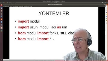 PythonDersleri-010 Modüller - Ahmet Aksoy