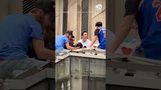 Knicks fans revive unconscious man in dramatic incident at victory parade