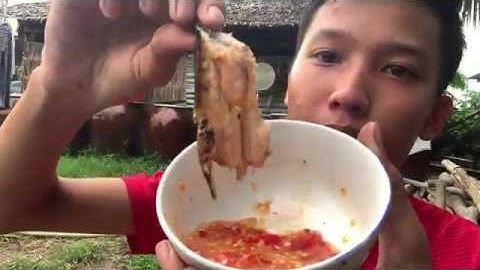 Huỳnh Luân Vlogs// Cá Lóc Nướng Rơm (hương vị đồng quê)