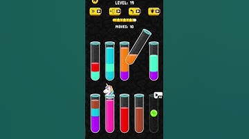 Color Water Sort 3D Level 19