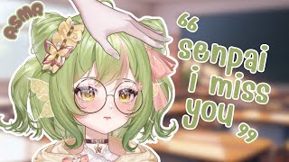 ⌜ASMR⌟ Your Cute Underclassman Doesn't Want You To Leave! | School Love Roleplay | Soft-Spoken
