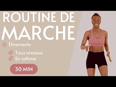 30MIN ROUTINE DE MARCHE QUOTIDIENNE : Améliorer Le Cardio & Brûler Les Graisses Sur Tout Le Corps