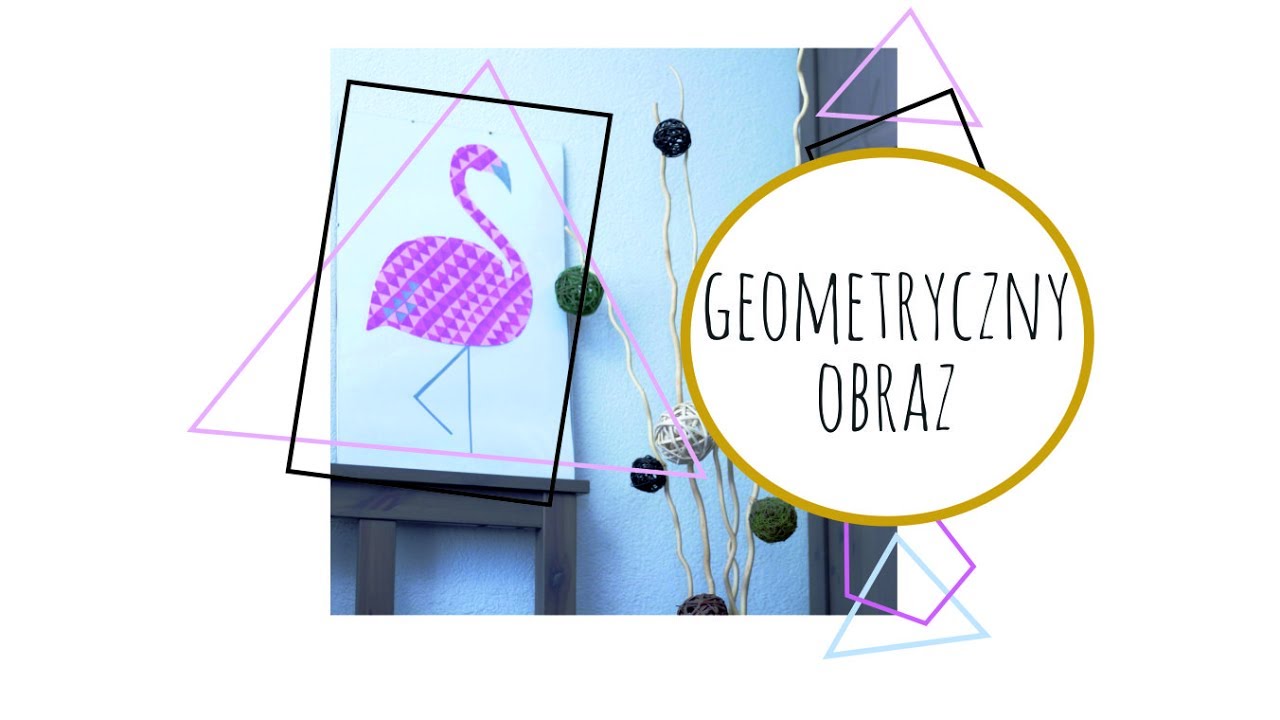 Diy Obraz Geometryczny obraz DIY - YouTube