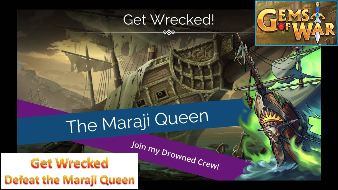 PS4 Gems of War Get Wrecked defeat The Maraji Queen (Quest) YouTube