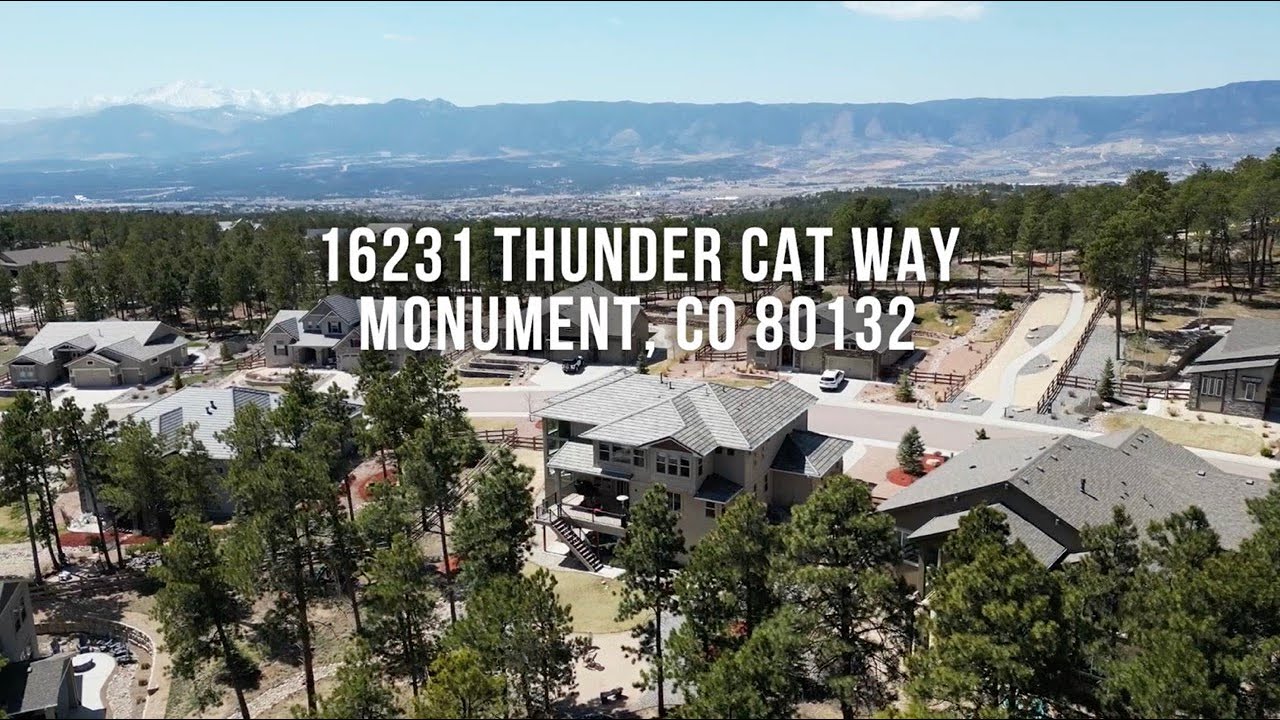 16231 Thunder Cat Way, Monument, CO 80132 | Mountain Dream Home, City Close | Home For Sale Colorado
