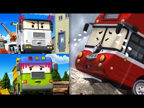 We are Trucks | Brooms Town&amp;#39;s Friends | <strong>Construction</strong> Truck | Cartoons <strong>for</strong> Children | Robocar POLI