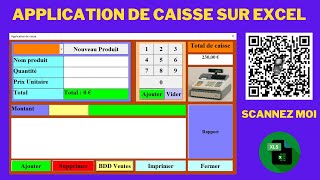 cash register application in excel | excel cash register | a point of sale application screenshot 1