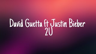 David Guetta ft Justin Bieber — 2U. Транскрипция на русском.