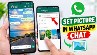 WhatsApp चैट बैकग्राउंड पर फोटो कैसे सेट करें | कस्टम WhatsApp वॉलपेपर screenshot 5