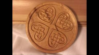 Celtic knot heart round, As seen on Etsy