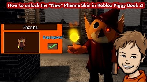 How to unlock the *New* Phenna Phoenix skin in Roblox Piggy Book 2!