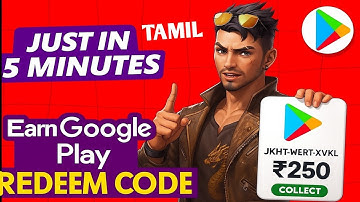 HOW TO GET GOOGLE PLAY STORE REDEEM CODE FREE TAMIL 2025 | FREE FIRE REDEEM CODE EARNING APPS TAMIL