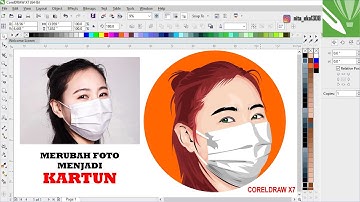 Tutorial merubah foto menjadi kartun | coreldraw x7