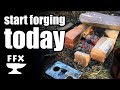 Start forging TODAY in your own backyard - no special tools required