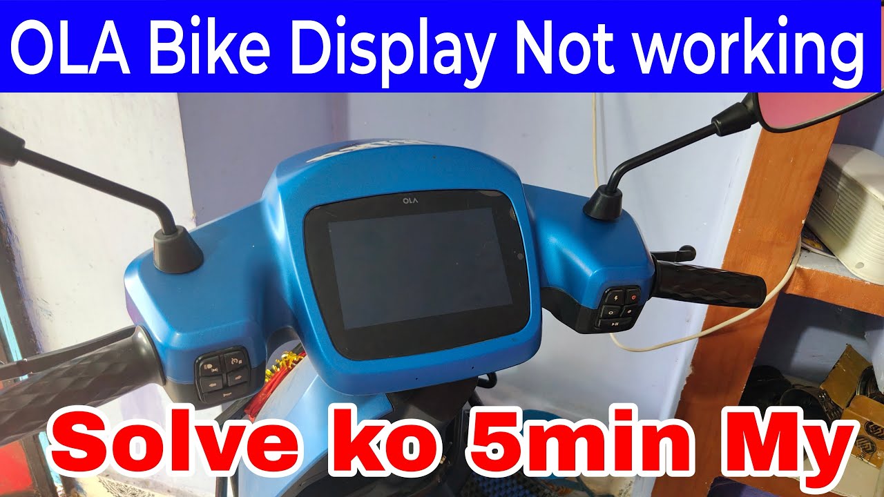 Не работает дисплей электросамоката Ola? | Решения и исправления для S1 Pro, S1 Air, S1x